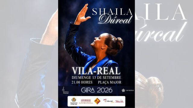 Cartel del concierto de Shaila D�rcal.