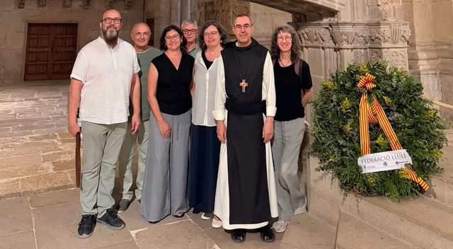 El edil Santi Cortells en el homenaje.
