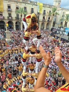 Decenas de personas participaron en la Diada de les Neus.