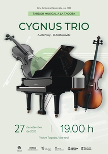 Tardor musical a la Tagoba: Cygnus Trio